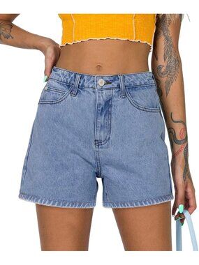 Women's black Summer Comfortable Stretchy Denim Casual Hot Short Jort Jean